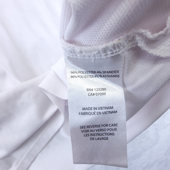 Travis Mathew Men's Gray Stripe Golf Polo Shirt Size XL - Picture 6 of 7